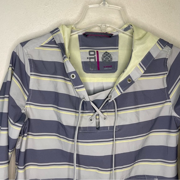 Stio Womens CFS Sun Hoodie Striped Water Repellent - Picture 3 of 8